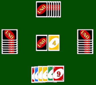 Virtual UNO Playing Cards screenshot